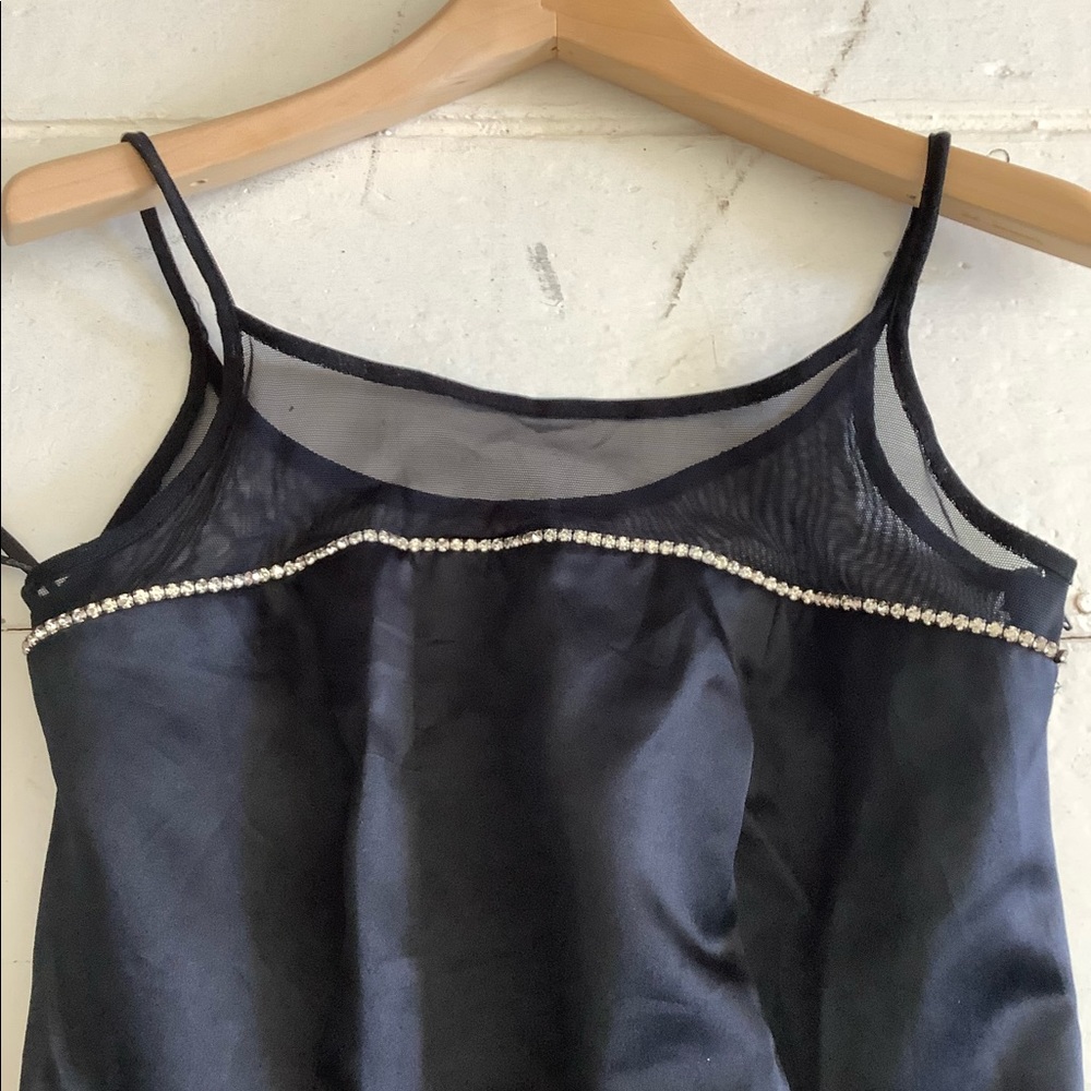 Vintage Betsey & Adam prom bridesmaid wedding dress rhinestones 90s y2k 0 2 - Picture 5 of 5